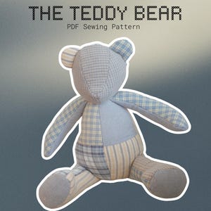 Teddy Bär PDF Schnittmuster | Video Tutorial & 3 Größen