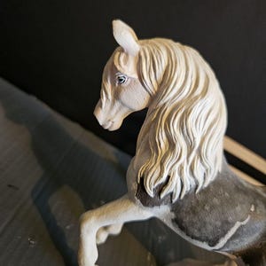 Schleich Peruvian Paso Figurine, Custom Miniature Horse, Hand Painted, Equestrian Decoration, Gift Idea