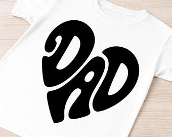 DAD SVG PNG: Bold Minimalist Father Design For Father’s Day Sublimation And Cricut Projects (Digital Download)
