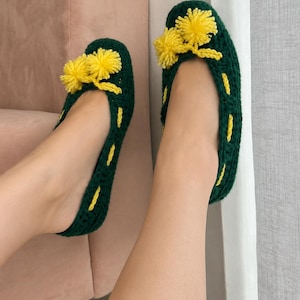 Patrón PDF para pantuflas de ganchillo texturizadas fáciles de tejer, zapatillas de casa de un solo cuadrado para principiantes, hechas a medida.