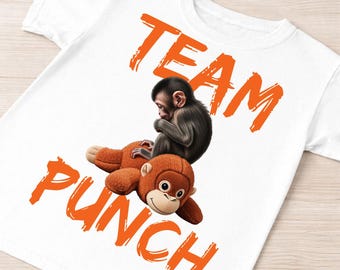 Sad Baby Monkey Png,Viral Baby Monkey Inspired PNG,emotional art,Cute Baby Monkey Plush Design,Dear Punch Monkey PNG,Digital Download