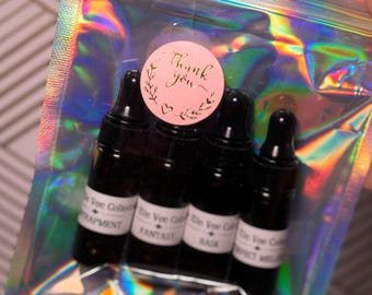 Brown Sugar Babe Body Oil Sample Mystery Bundle | 10 Decant Samples | Fragrance Discovery Set | Body Oil Gift Set | Try Before You Buy