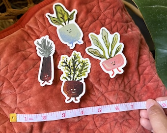 Pacote de Adesivos Amigos das Plantas - Conjunto de Plantas em Vasos