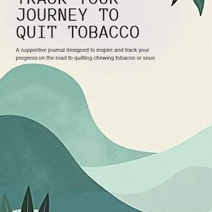 30-Day Quit Chewing Tobacco Journal Printable Self-Help Tracker for Tobacco Addiction Digital Download