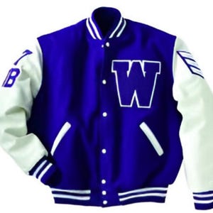 Create your own Personalized Varsity Style Jacket, Varsity Jacket with Chenille and Embroidered Patches, Bomber Jacket, Letterman Jacket
