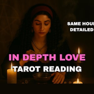 Same Hour In-Depth Love Tarot Reading, Relationship Tarot Guidance, Soulmate Reading, Psychic Love Insights, Twin Flame & Soulmate Clarity