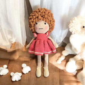 Handmade Crochet Doll, girl doll, handmade doll, stuffed toy, amigurumi