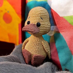 Handmade häkeln gelbe Entchen häkeln Amigurumi, Baby Ente