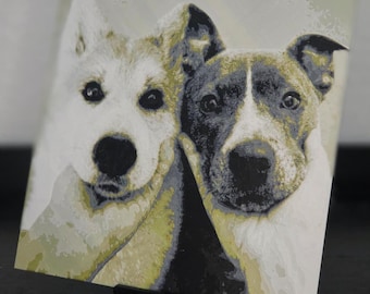 Personalized Picture 3D Printed Artwork, Four Color Hueforge (8"x8")