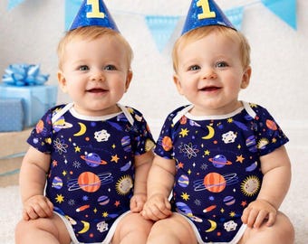 Smash Cake Boy Bodys - Dino & Weltraum Themen