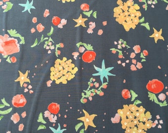 Bouquet in Gray, Woodland clearing Collection by Liesl Gibson for Robert Kaufman fabrics, 1/2 yd, Cotton Lawn OOP