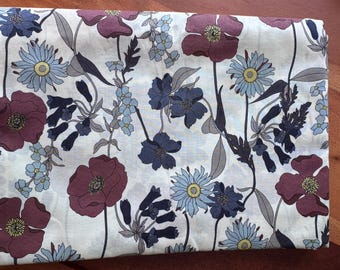 Alexander Henry Fabrics, Blue Bell, Lawn, 1/2 yard OOP