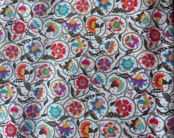 Swirling Petals in Mauve, Liberty of London Tana Lawn, 1/2 yard
