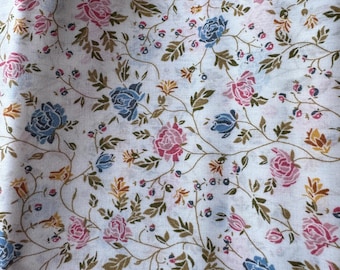 Ros in Pink and Blue, Liberty of London Tana Lawn, 24" piece