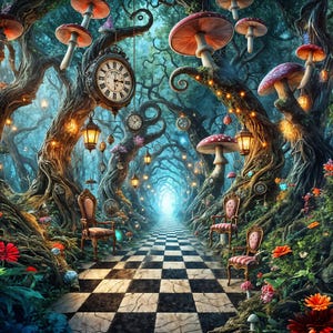 Extra Forest Wonderland | Fantasy Forest | Furniture Transfer | Extra Large ...
