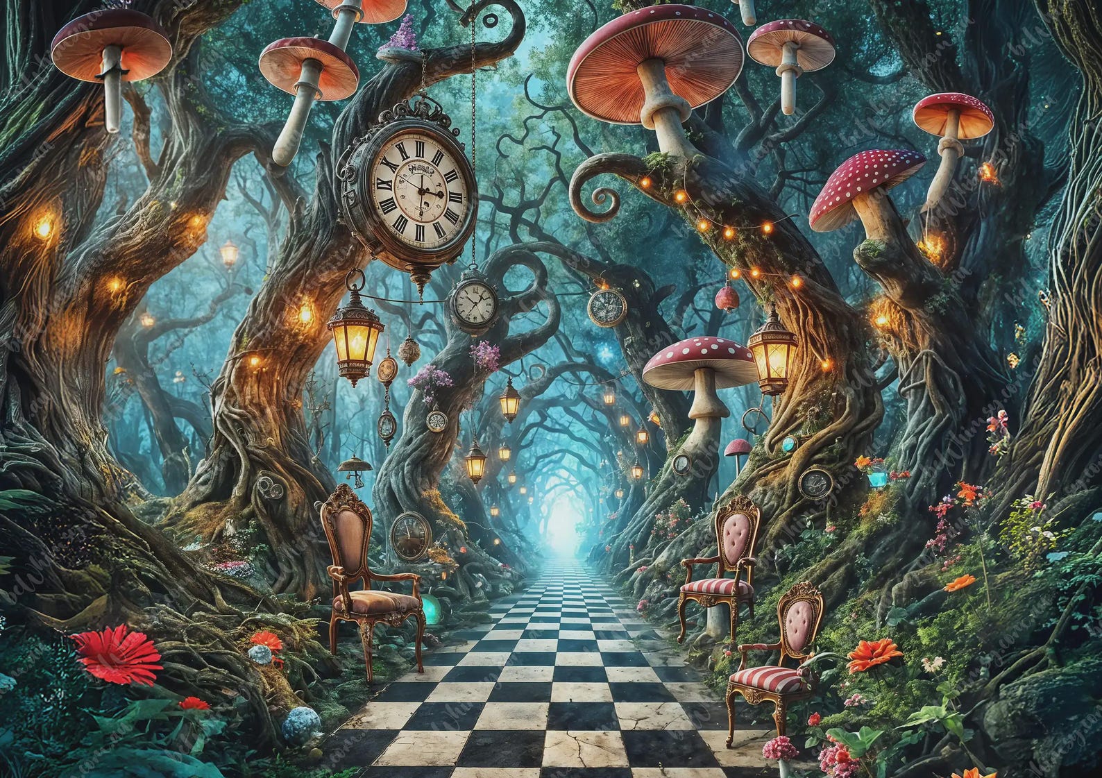 Wonderland | Fantasy Forest | Furniture Transfer | Extra Large ...