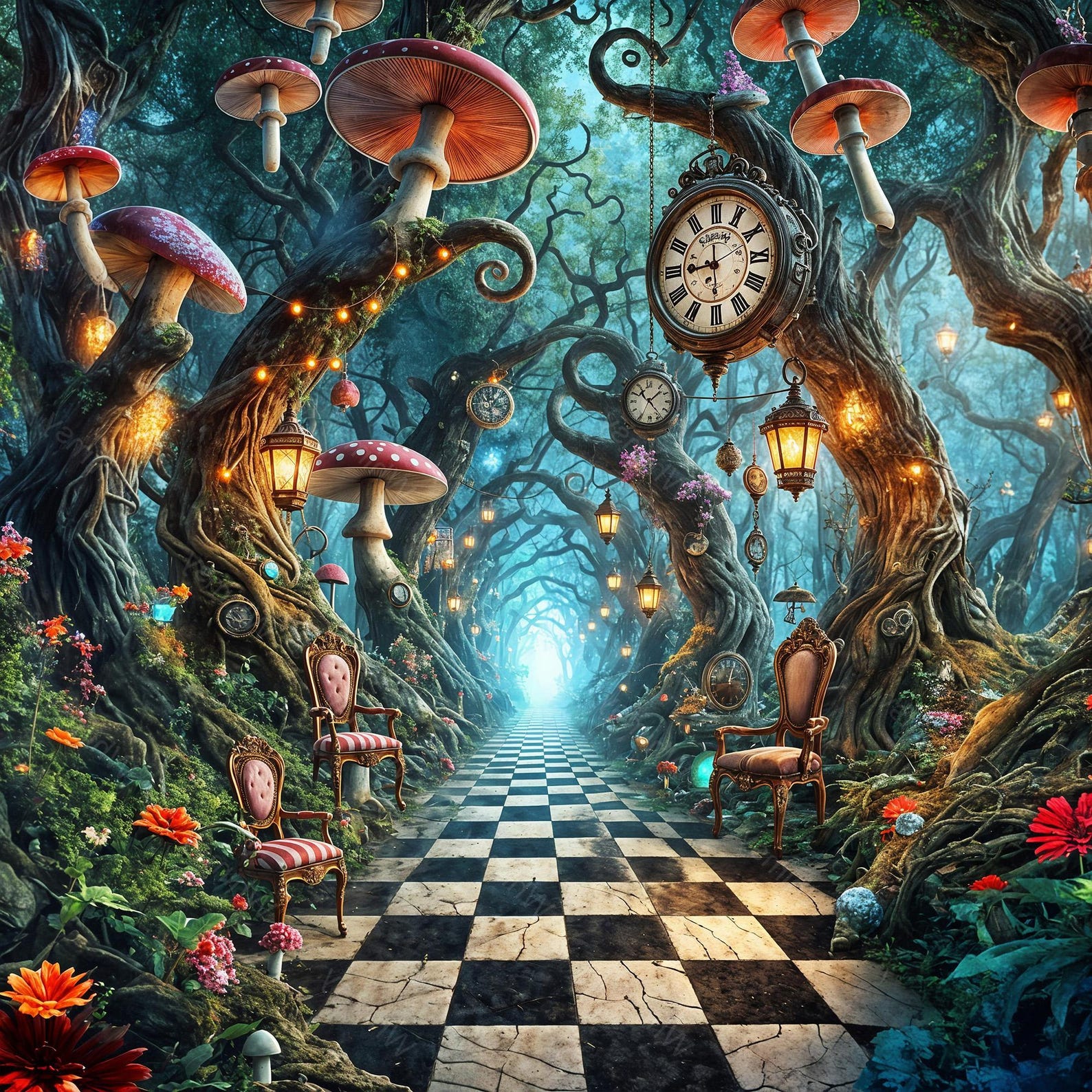 Wonderland | Fantasy Forest | Furniture Transfer | Extra Large ...