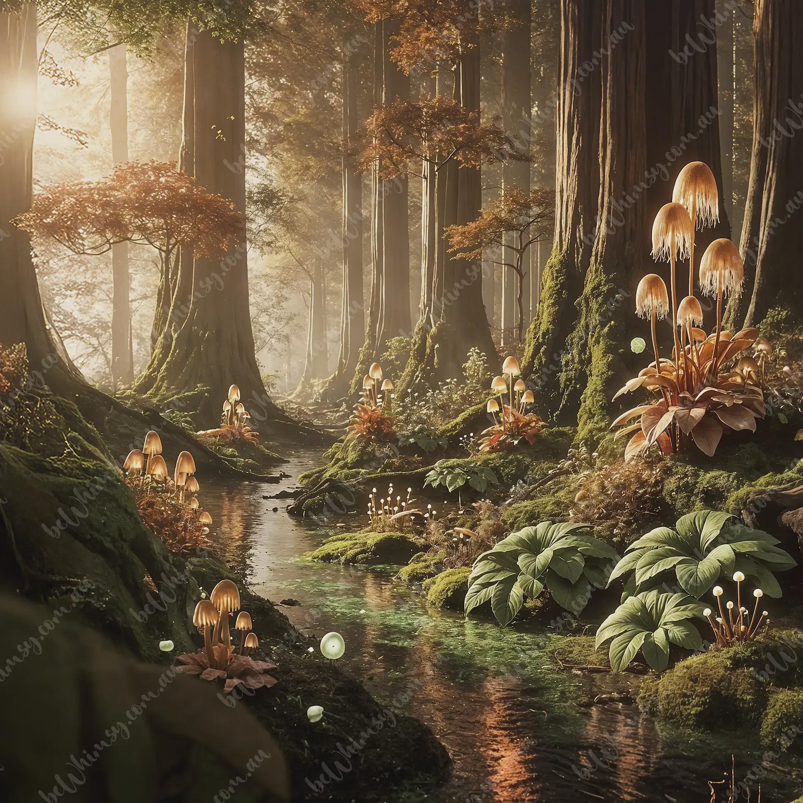 Extra Forest Mystic Forest | Enchanted Woodland | Furniture Transfer | Extra Large ...