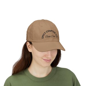 Spicy Chapter Co Book Club Dad Cap, Reading Lover Gift, Literary Hat, Classic Dad Hat, Bookworm Baseball Cap