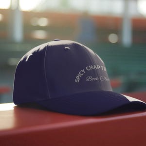 Spicy Chapter Co. Classic Dad Cap, Book Club Hat, Casual Dad Hat, Reader Gift, Stylish Baseball Cap, Fun Accessory