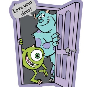 Monster Pixie Dust “Love Your Door” Cruise Magnet
