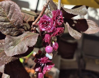 Earrings "Wild Cherry"