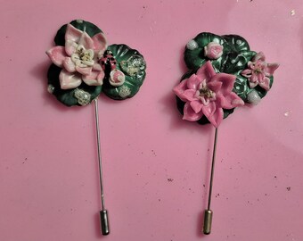 broches, Op de vijver,,