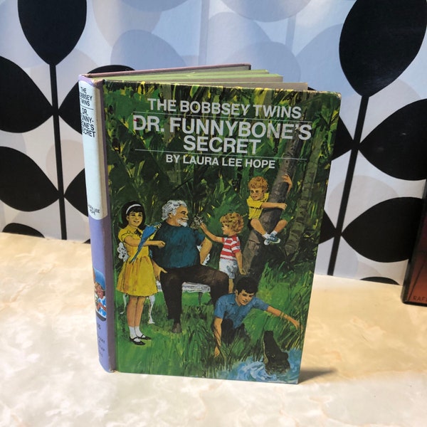 Vintage 70's "The Bobbsey Twins Dr. Funnybone's Secret" by Laura Lee Hope - Children's Book - 1972 - #65 - Young Adult Book - Fiction Book