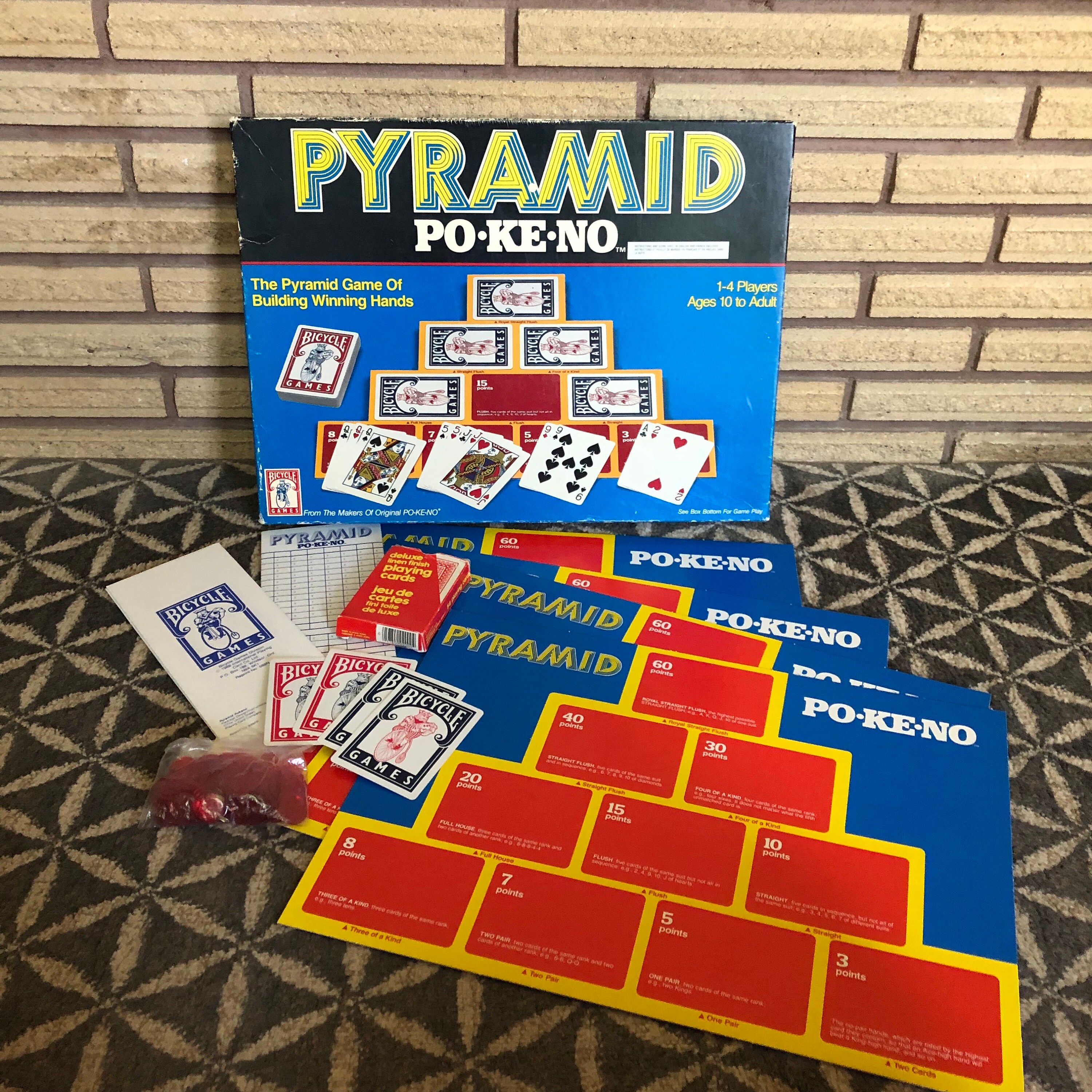 Vintage Pokeno Game - Etsy Vintage Pokeno Game - Etsy