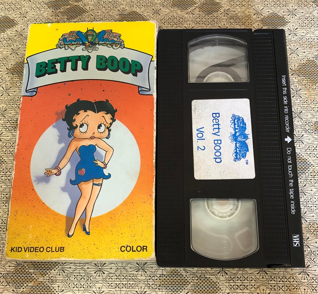Vintage 80's "betty Boop Vol 2" Kid Video Club VHS Movie - 1988 ...