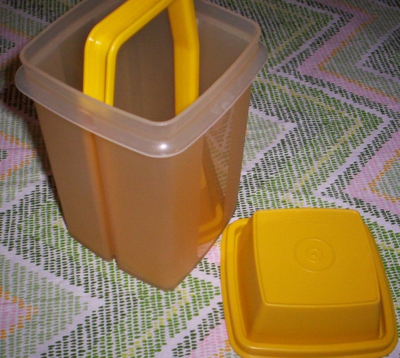 Buy 70's Harvest Gold Tupperware Canada Plastic Pickle Online in India - Etsy
