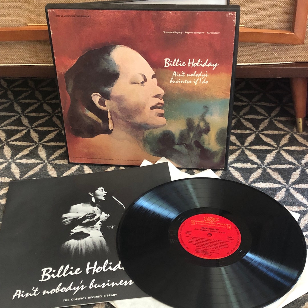Vintage 70's Billie Holiday ain't Nobody's Business If I Do Vinyl Boxed