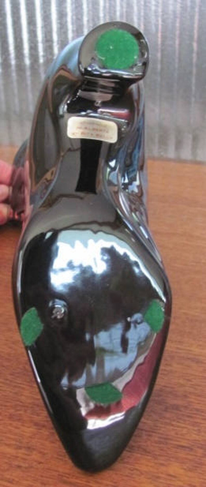 Vintage 70/'s Black Ceramic Granny Boot Vase Granny Boot Vase Fine Art Ceramics Rita Kelly Ceramic Boot Figurine Collectible