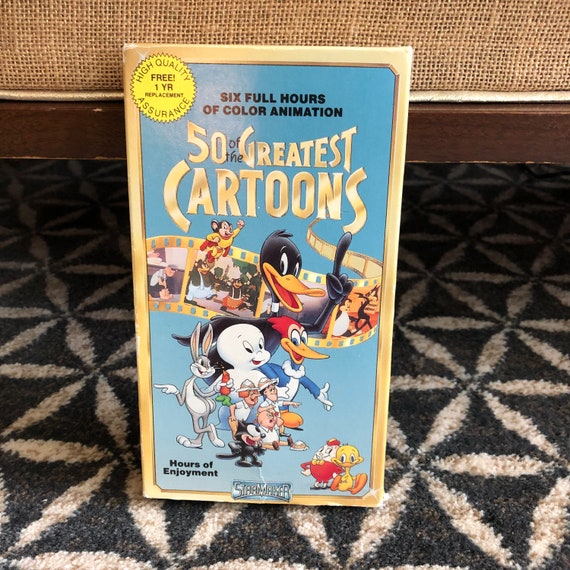 Vintage 90's 50 of the Greatest Cartoons VHS - Etsy Ireland