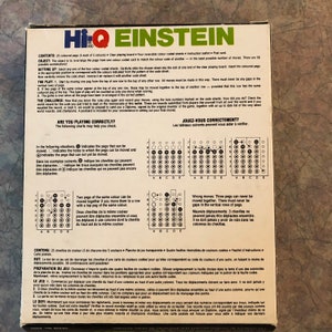 Vintage 90's Hi-Q Einstein Puzzle Game A Solitaire Puzzle Game 90's Puzzle Game Brainbuster Game 90's Hi Q Game image 2