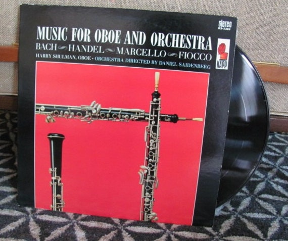 Vintage 70 s music for Oboe and Orchestra Classical Music Vinyl