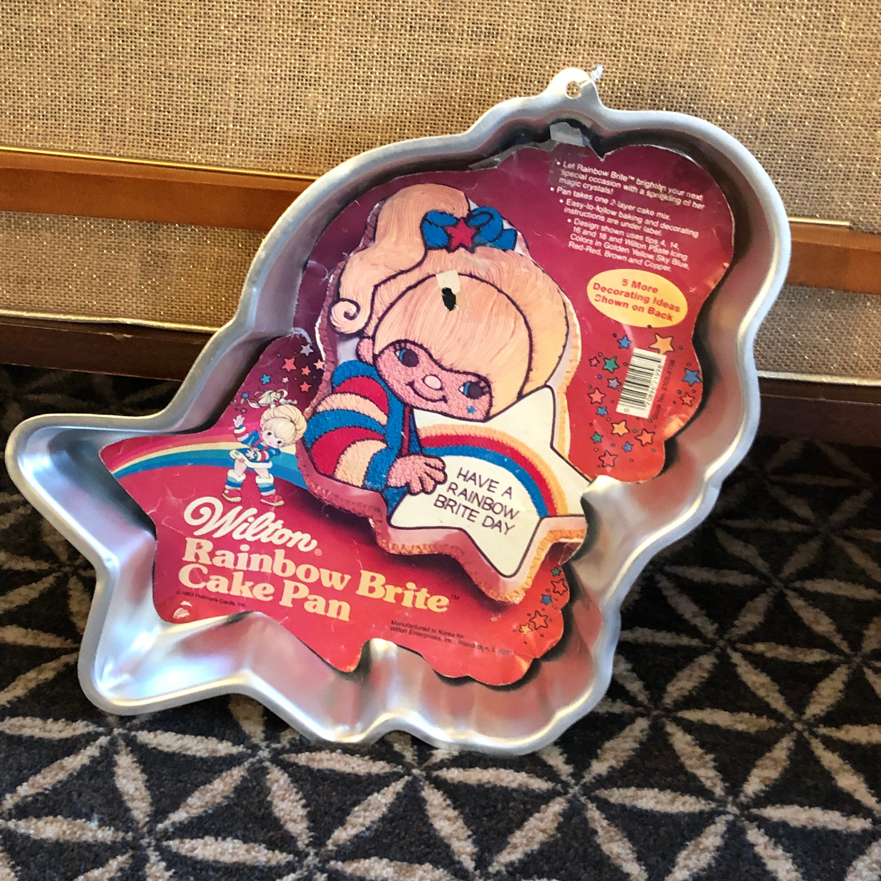 Vintage 80's Wilton Rainbow Brite Cake Pan NOS Baking 80's