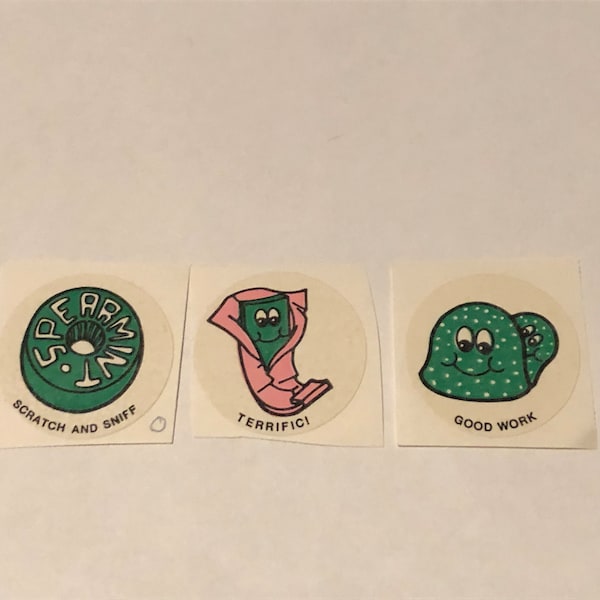 Scratch and Sniff Stickers Etsy