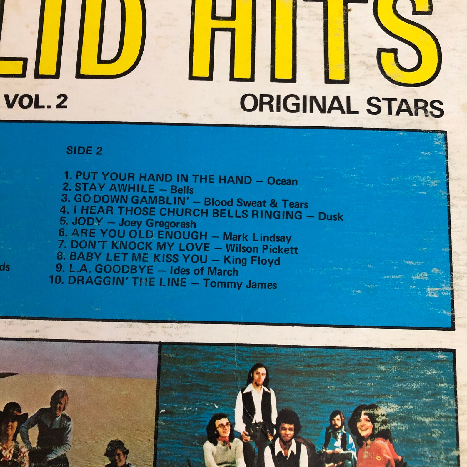 Vintage 70's K-tel "20 Solid Hits Volume 2" Vinyl Record - All Original ...