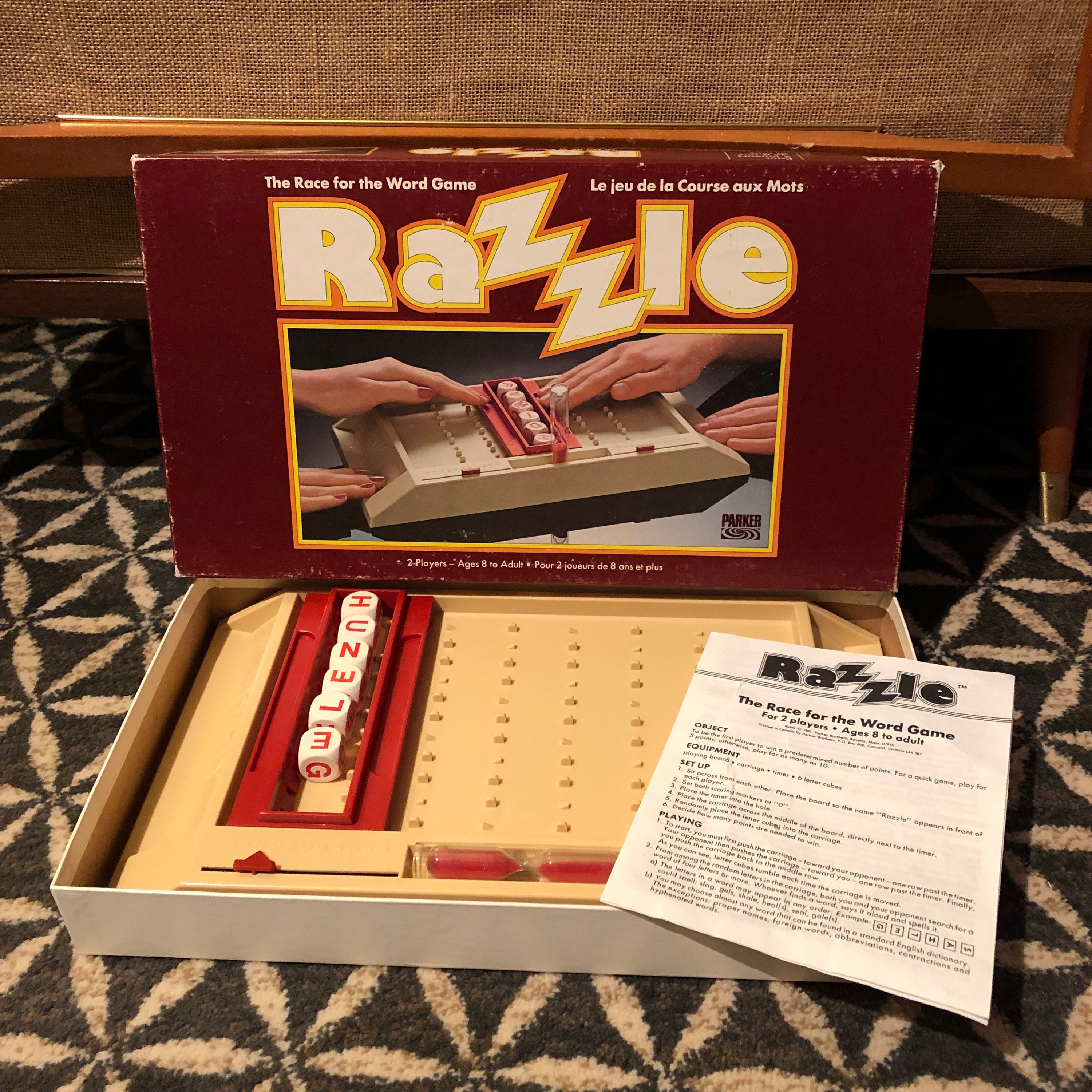 Vintage 80's razzle the Race for the Word - Etsy New Zealand