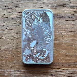 1oz Silver 2021 Dragon Coin - Perth Mint Collectable