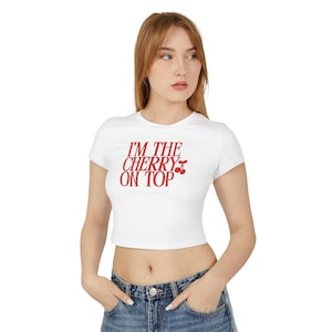 Main Character Women&#39;s Baby Tee | Cute Crop Top, Casual Shirt, Everyday Wear, Gift for Her, Trendy Graphic Tee