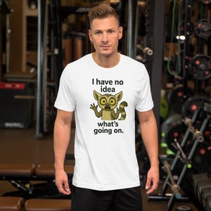 Funny Lemur T-Shirt: Introvert Humor Graphic Tee