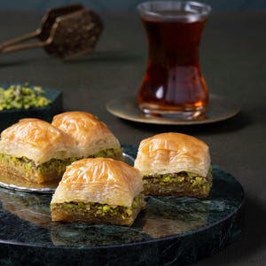 Pistachio Baklava – Traditional Turkish Dessert | Handcrafted Daily Fresh from Istanbul