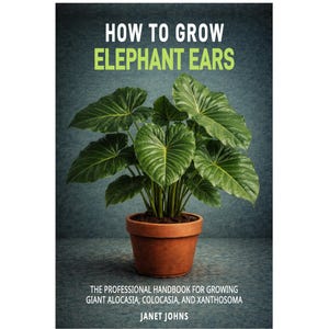How To Grow Elephant Ears . The Professional Handbook for Growing Giant Alocasia, Colocasia, and Xanthosoma.