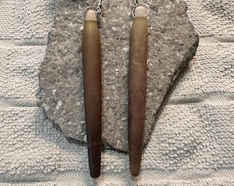 Sea Urchin Spine Earrings- Dangle Drop Earrings, Natural Jewelry
