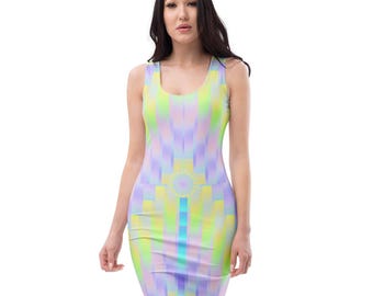 neon tank top dress Neon Glow Worm Tank Dress