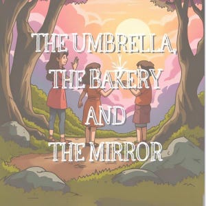 Dowloadable Digital Children Storybook PDF Magical and Fantasy Stories with Colorful illustrations-The Umbrella,The Bakery and The Mirror