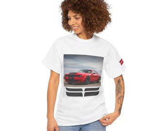 Red Hellcat Graphic Tee: Unisex Short Sleeve T-Shirt