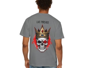 Skull King Graphic Tee: Unisex Cotton T-Shirt